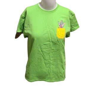 Chuck E Cheese Green Lime T-Shirt - Size Y Large